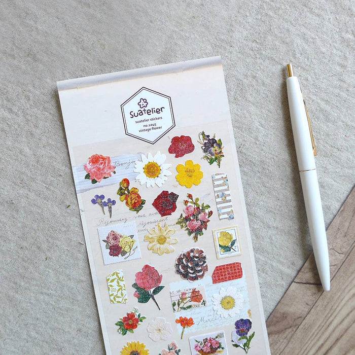 Daily Deco Stickers - Vintage Flower