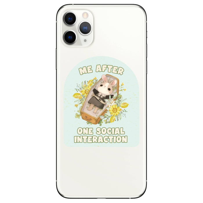 Social Interaction Vinyl Sticker