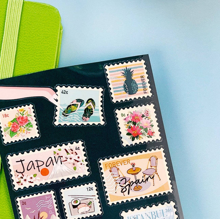 Postal Pastimes Stickers