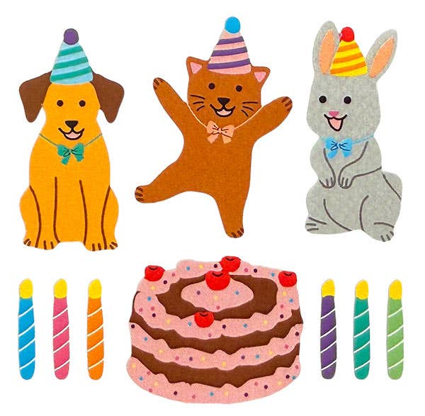 Classic Stickers - Birthday Pet