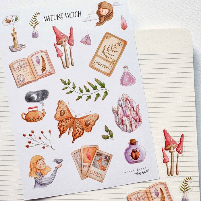 Sticker Sheet - Nature Witch