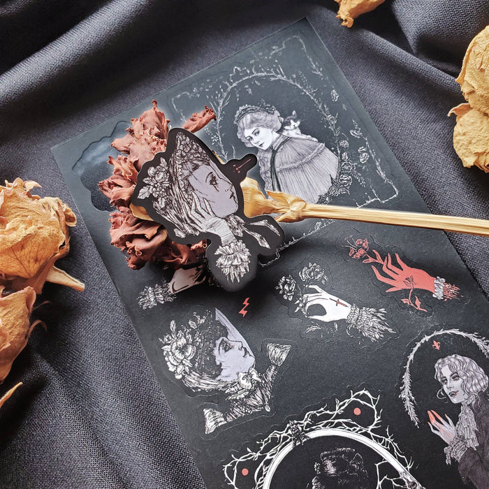 Haunting Portraits Sticker Sheet