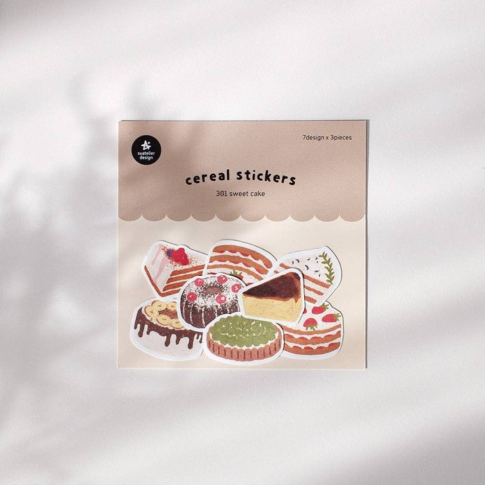 Flake Stickers - Sweet Cake