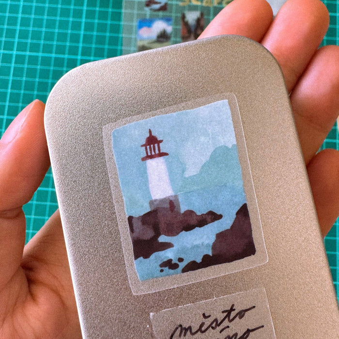 Vinyl Sticker Sheet — Tiny Landscapes