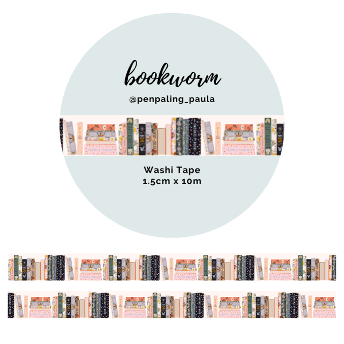 Bookworm - Washi Tape
