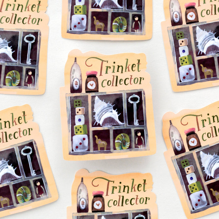 Vinyl Sticker — Trinket Collector