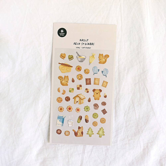 Daily Deco Stickers - Let's Bake!