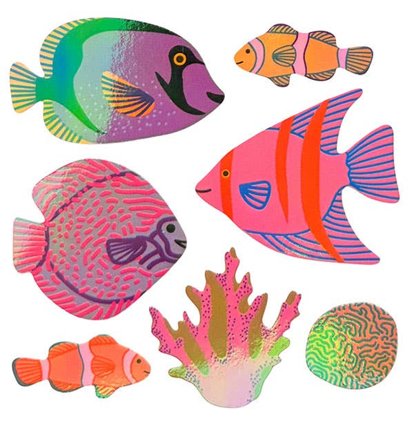 Pearl Stickers - Colourful Tropical Fish