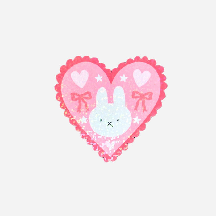 Bunny Heart Vinyl Sticker
