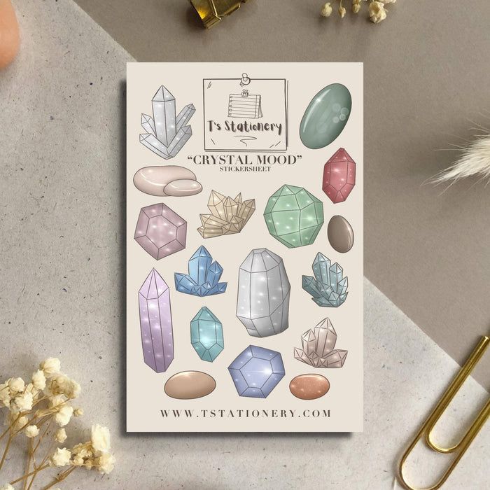 Crystal Mood Sticker Sheet