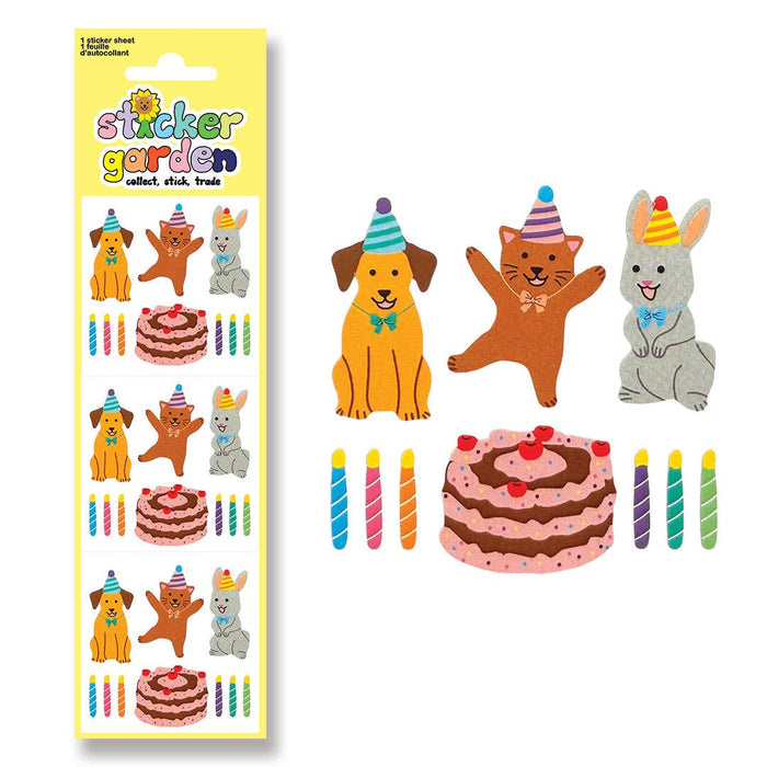 Classic Stickers - Birthday Pet