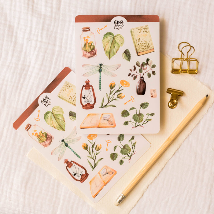 Sticker Sheet — Botanica