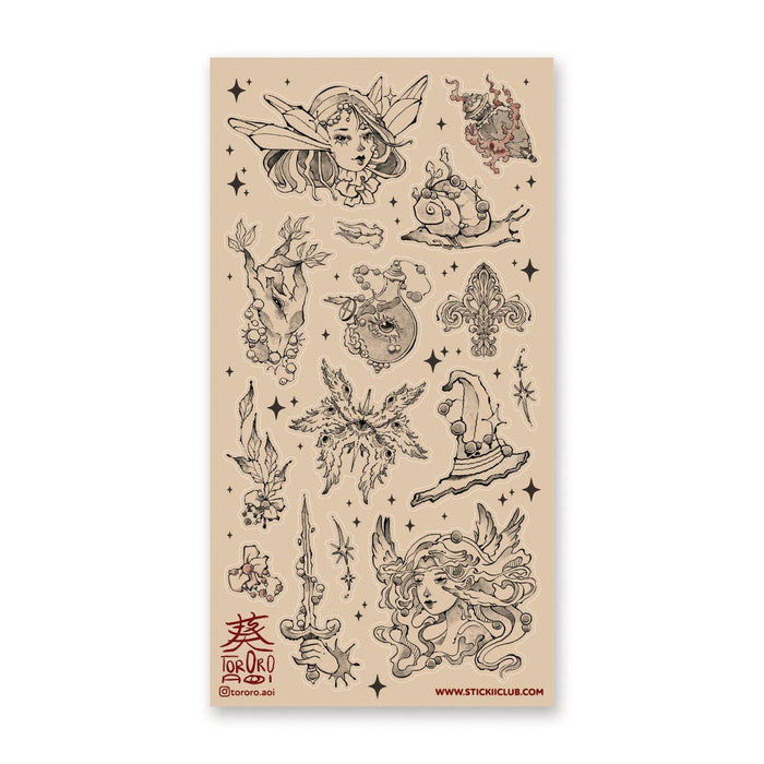 Curios & Winged Wonders Sticker Sheet