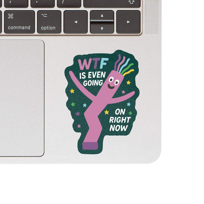 WTF Air Dancer Vinyl Sticker
