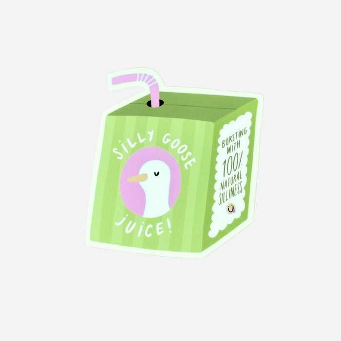 Silly Goose Juice Vinyl Sticker