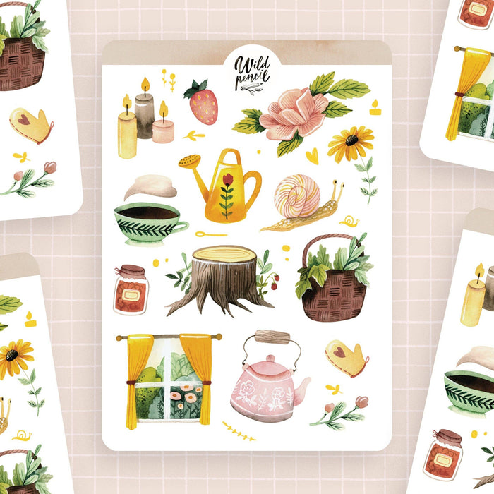 Sticker Sheet — At Grandma's