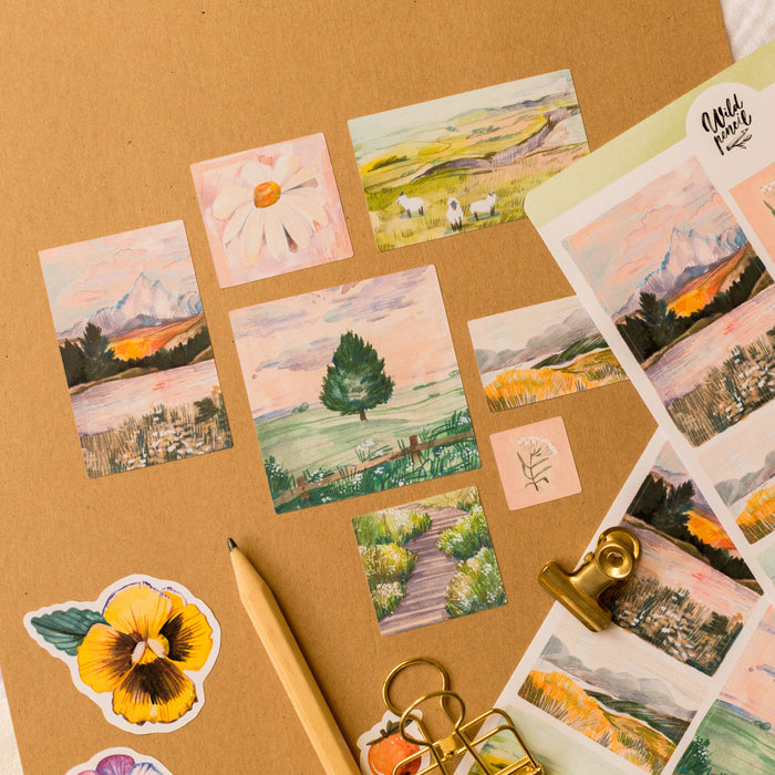 Sticker Sheet — Sunrise Landscapes
