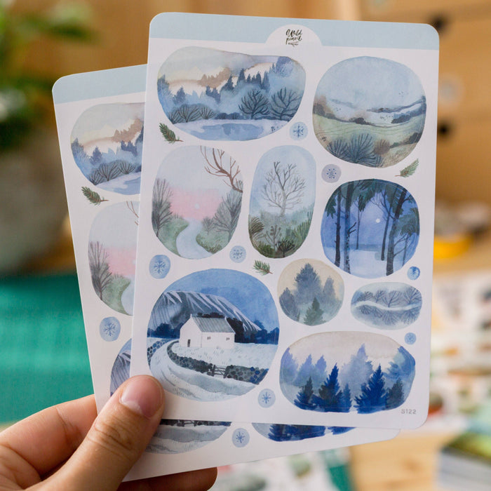 Sticker Sheet — Windows Into Winter