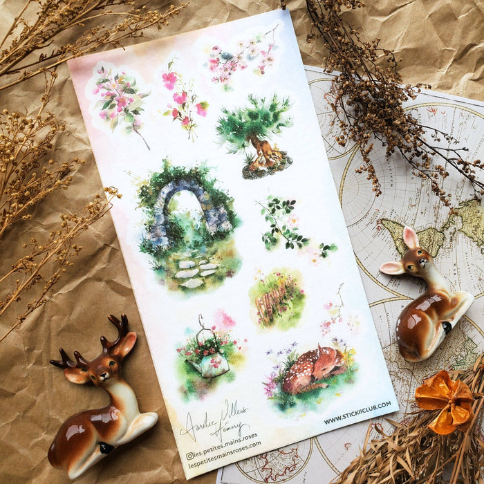 Dreamy Spring Garden Sticker Sheet
