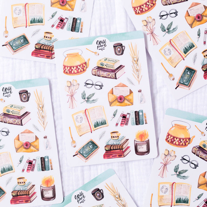 Sticker Sheet — Library
