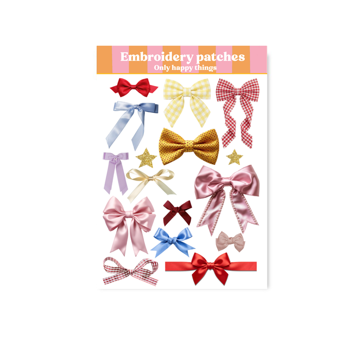 Pretty Bows A6 Sticker Sheet