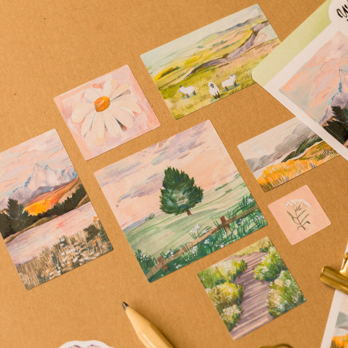 Sticker Sheet — Sunrise Landscapes