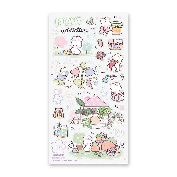 Plant Addiction Sticker Sheet