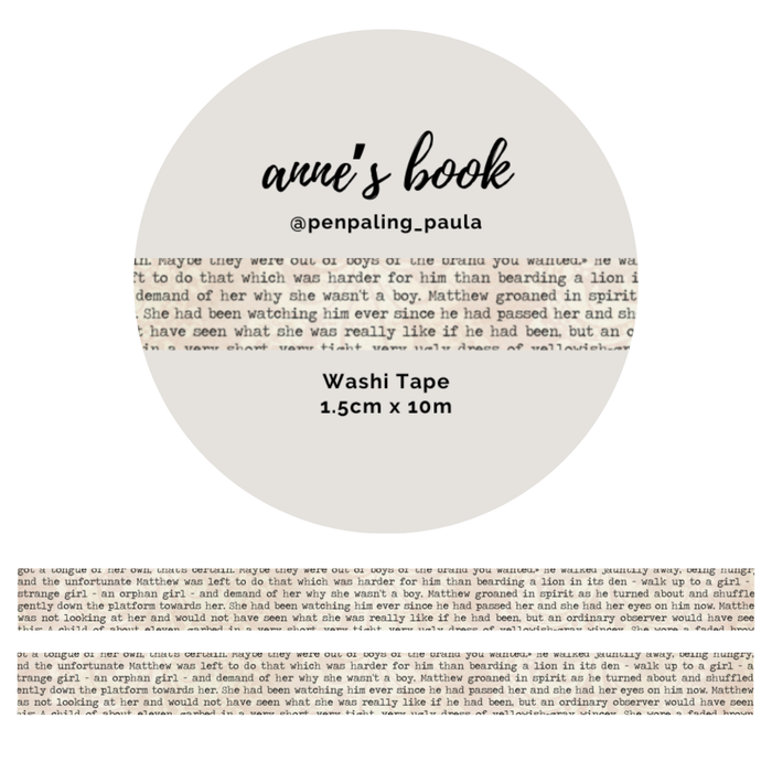 Anne's Book - Washi Tape