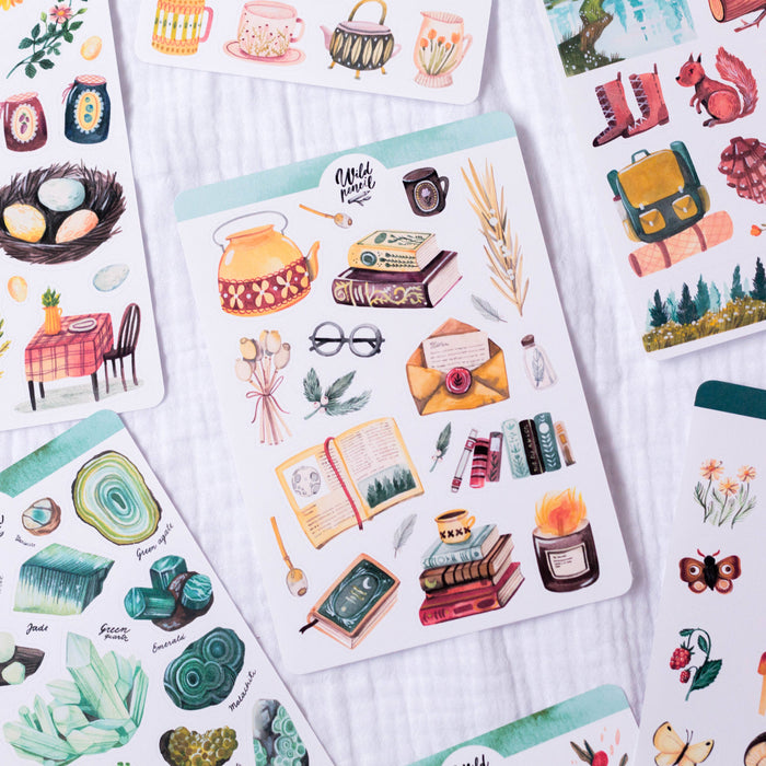Sticker Sheet — Library