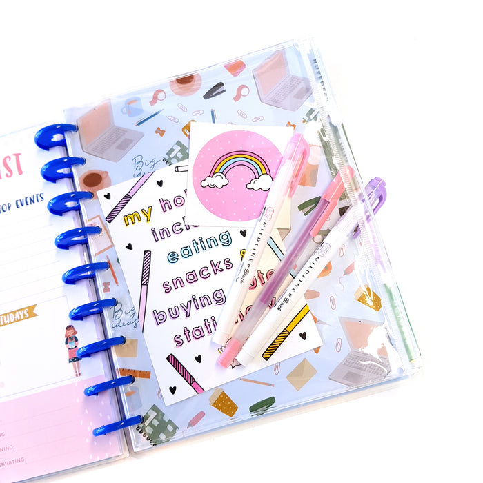 CLASSIC Happy Planner Clear Zip Lock Pocket