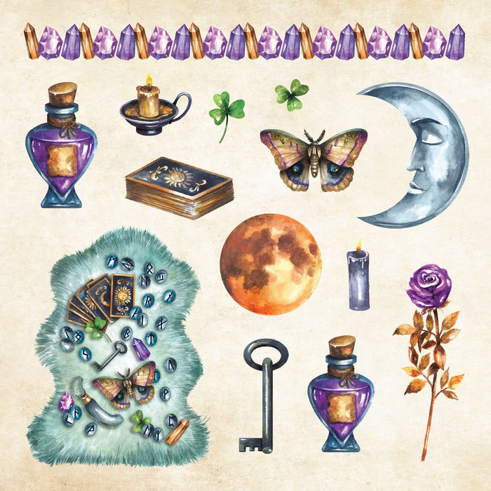 Mystical Ephemera Sticker Book - Over 900 Stickers!