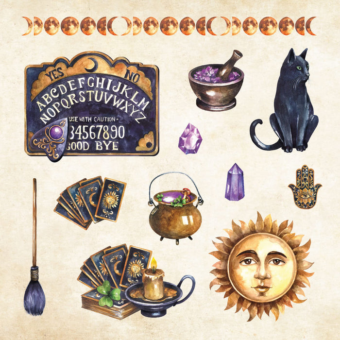 Mystical Ephemera Sticker Book - Over 900 Stickers!