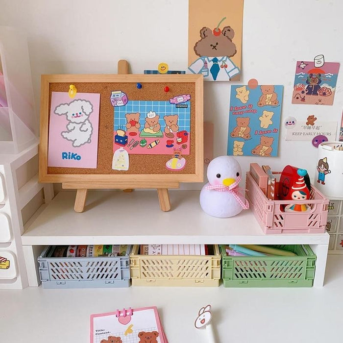 Collapsible Storage Crates - Mini Size - Pastel Colours