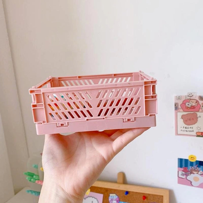Collapsible Storage Crates - Mini Size - Pastel Colours