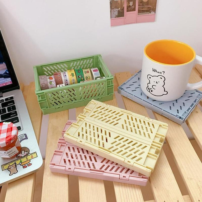 Collapsible Storage Crates - Mini Size - Pastel Colours