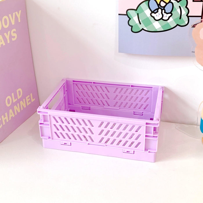 Collapsible Storage Crates - Mini Size - Purple (NEW Colour!)
