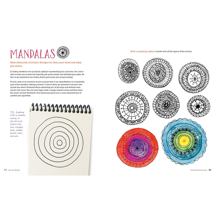 Journal Sparks - Fire Up Your Creativity With Spontaneous Art, Wild Writing and Inventive Thinking