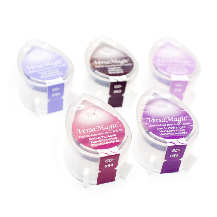 Tsukineko VersaMagic Dew Drop Chalk Ink Pads - Purples