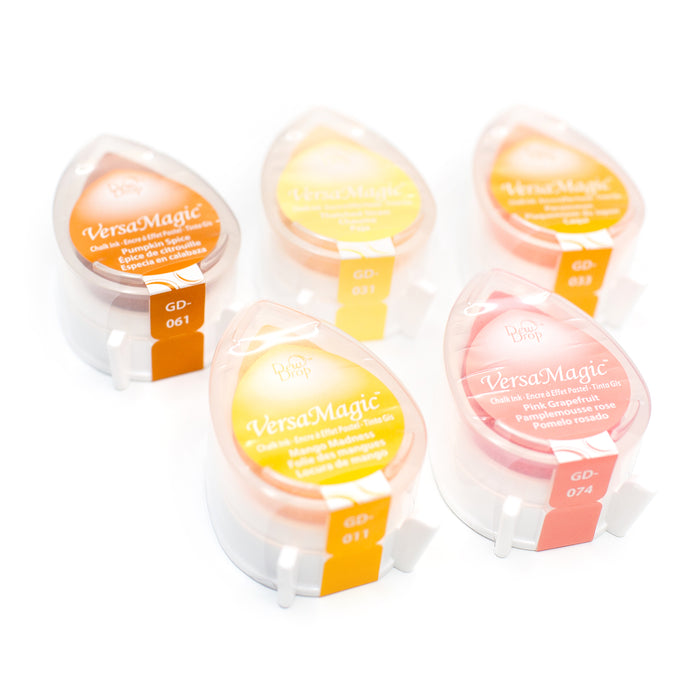 Tsukineko VersaMagic Dew Drop Chalk Ink Pads - Oranges & Yellows