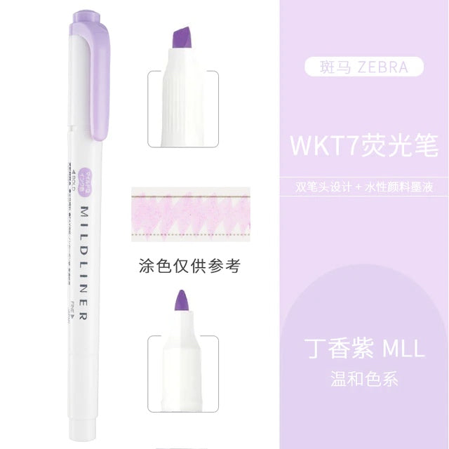 Zebra Mildliner Double-Sided Highlighters - 2022 Colours - Singles
