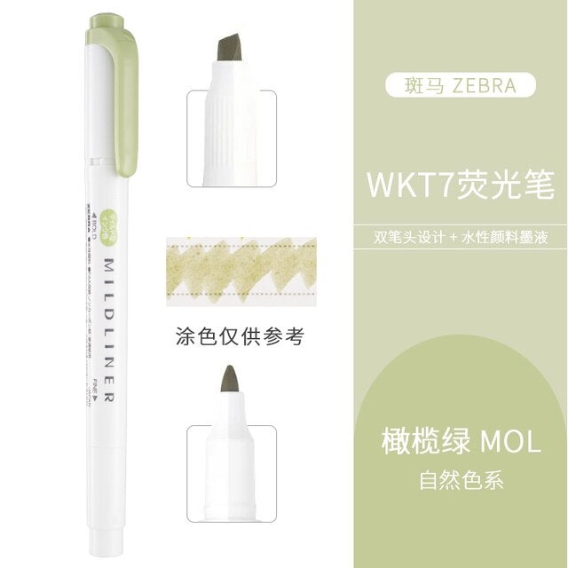 Zebra Mildliner Double-Sided Highlighters - 2022 Colours - Singles