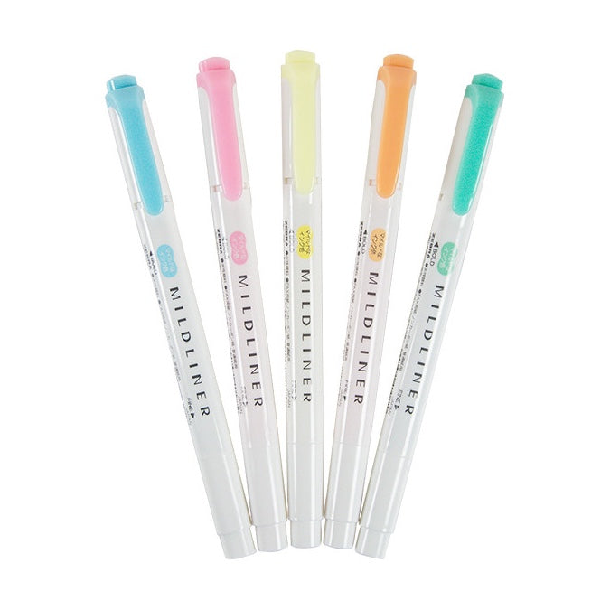 Zebra Mildliner Double-Sided Highlighter Singles - 25 Colours